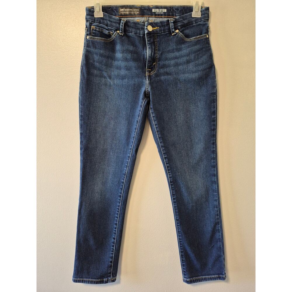 Lee Modern Series Jeans Women's Size 10 Short Medium Wash Blue Revolution Denim